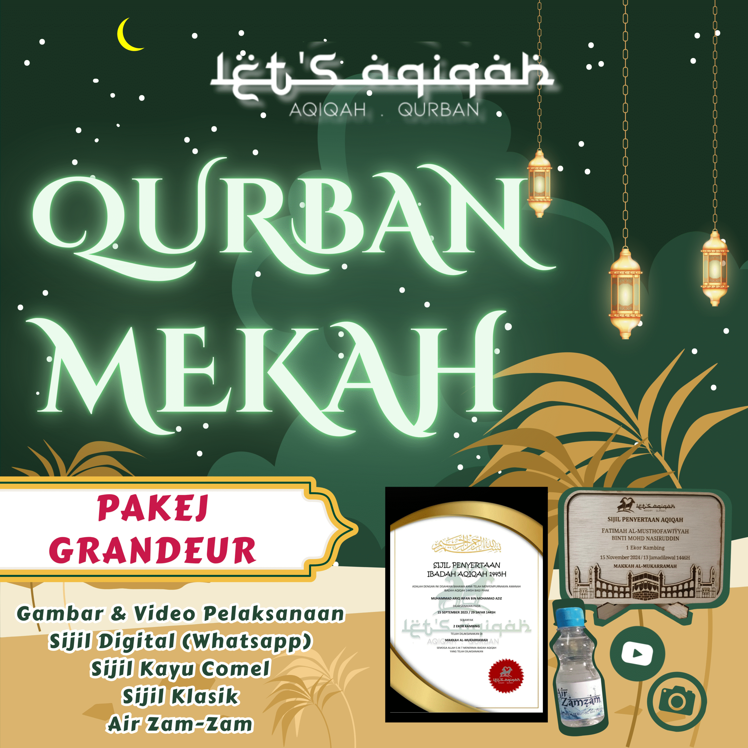 PAKEJ GRANDEUR KAMBING